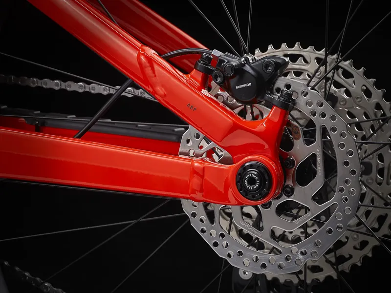 TREK Top Fuel 5 Full Suspension Mountain Bike in Radioactive Red-7